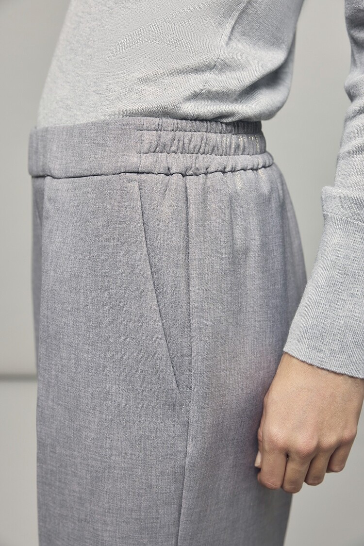 Corel Amsterdam Carmelia pants laminato silver Corel