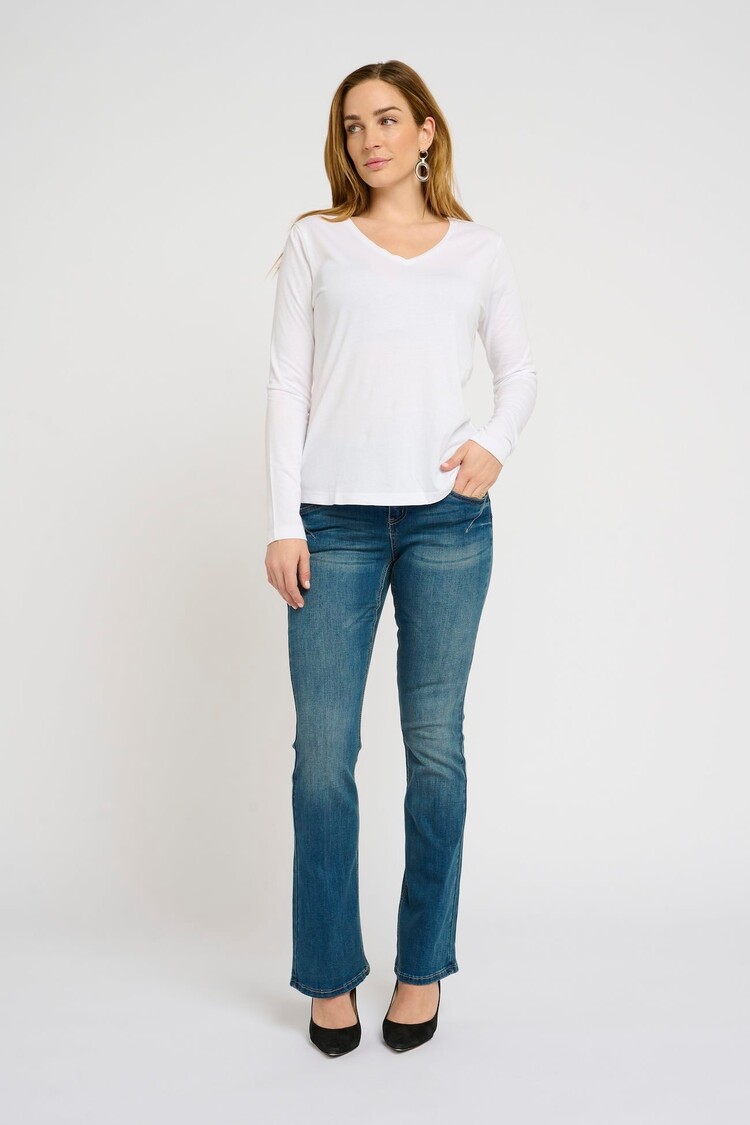 Naia long sleeve t-shirt snow white Cream