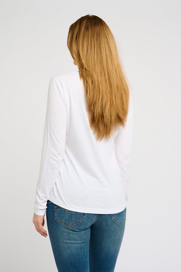 Naia long sleeve t-shirt snow white Cream