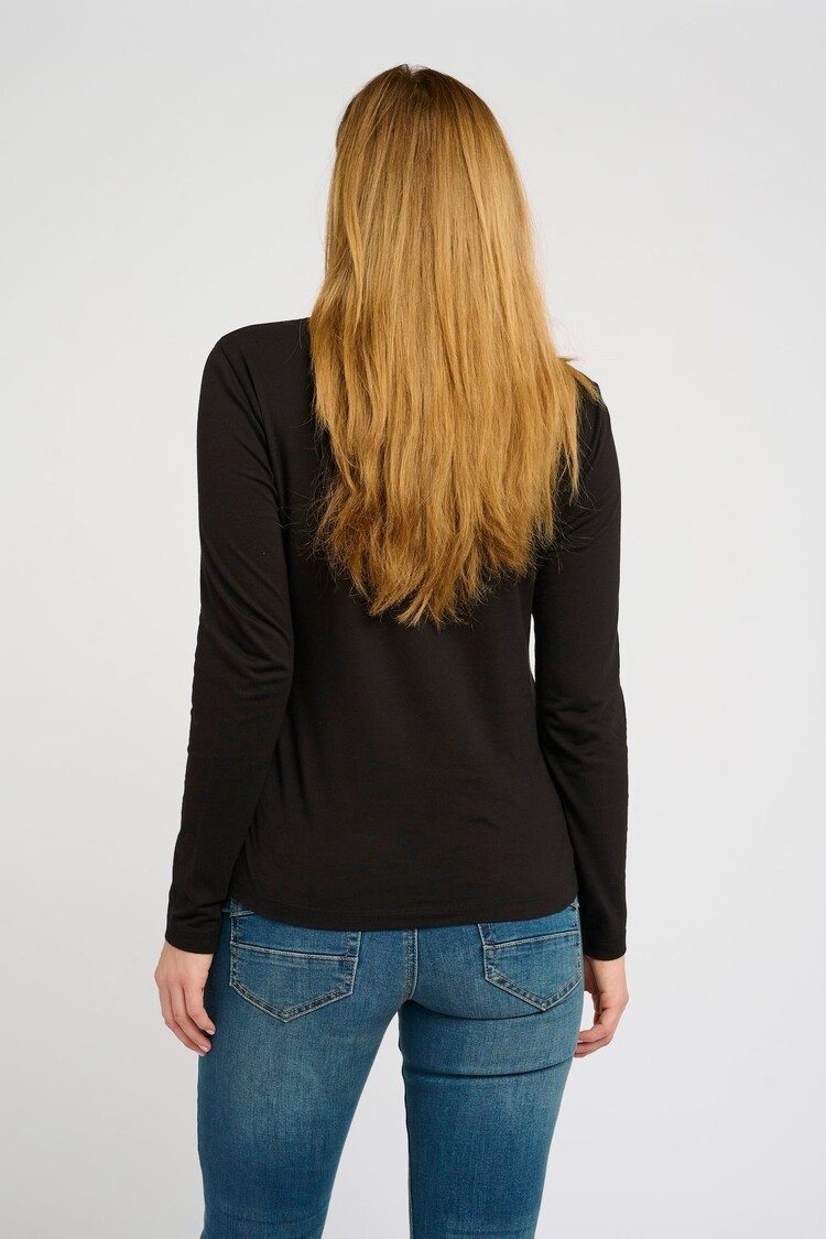 Cream Naia long sleeve t-shirt pitch black Cream