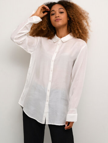 Arina overhemd snow white