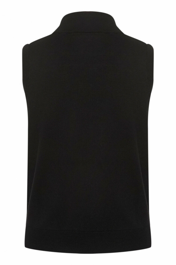 Cream CRVillea knit vest pitch black Cream