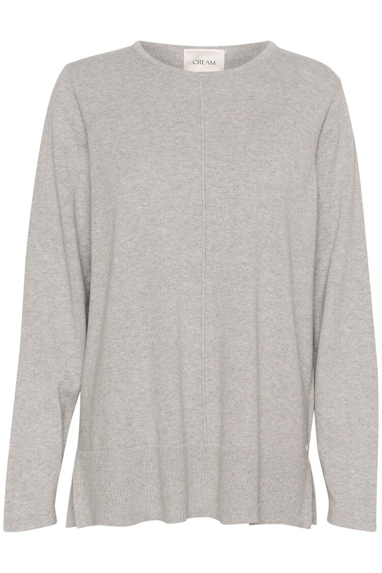 Cream CRAnva knit pullover grey melange Cream