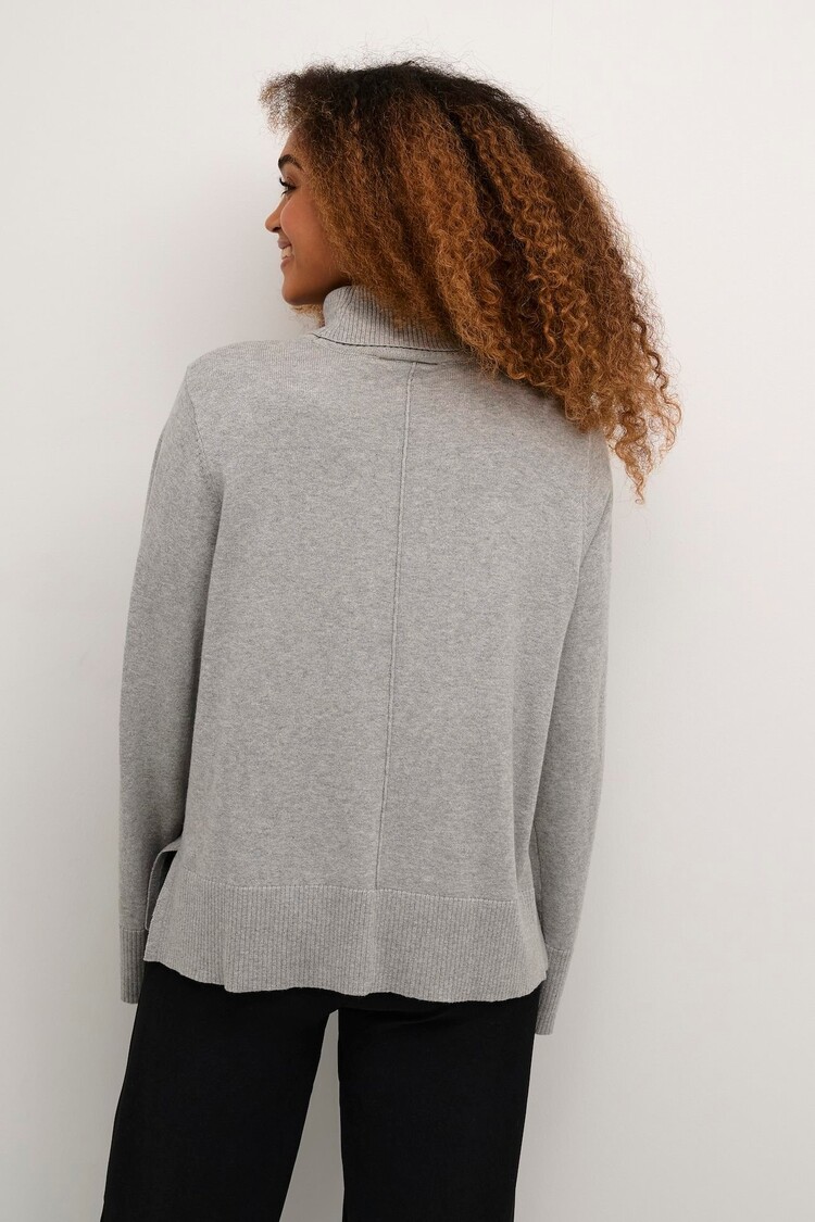 Cream CRAnva rollneck pullover grey melange Cream