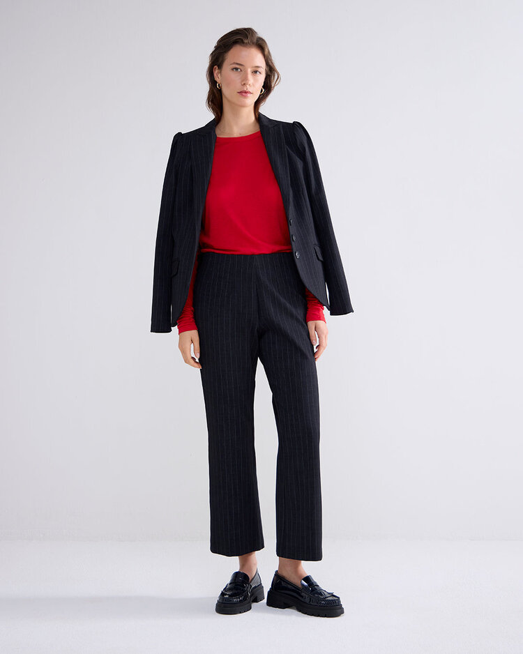 Summum Woman Top viscose-wol mix true red Summum Woman