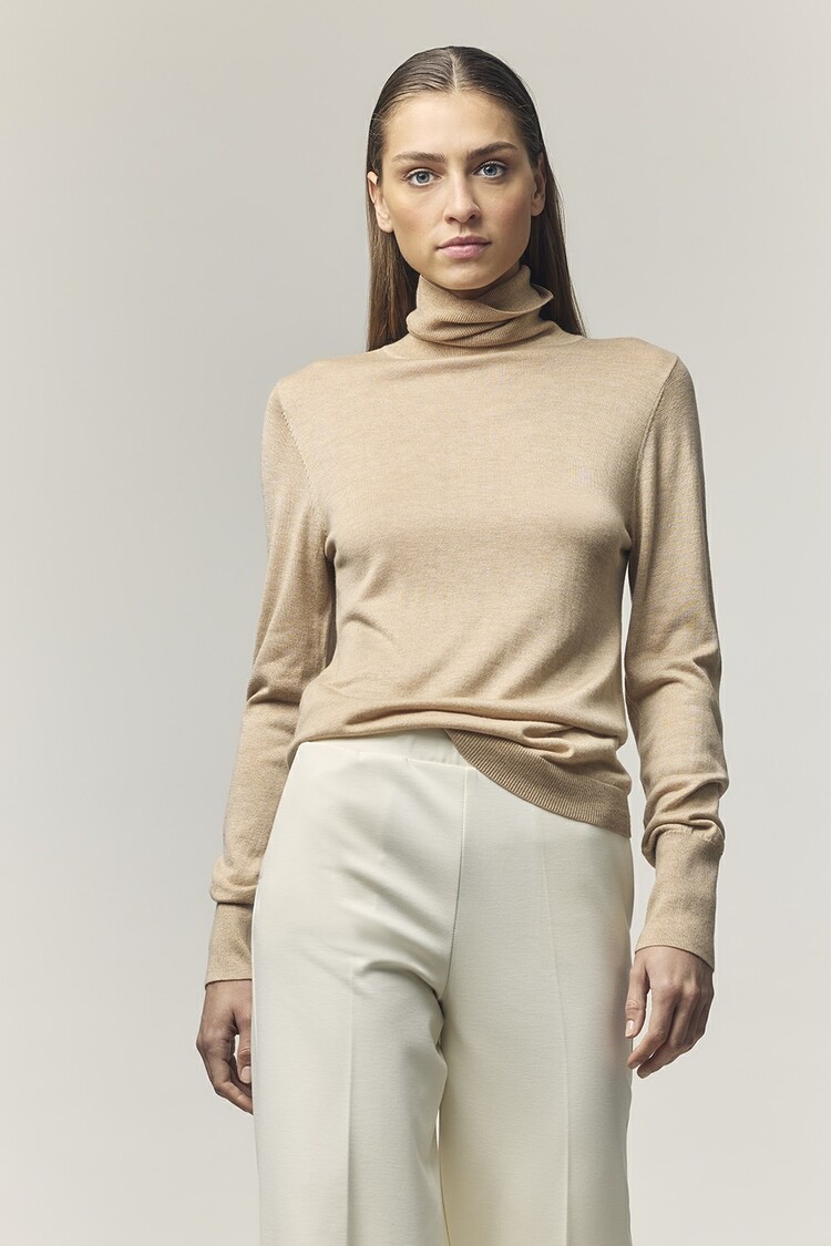 Corel Amsterdam Tamar rollneck pullover sand Corel