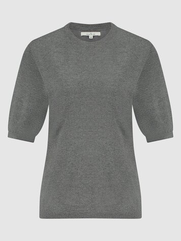 Paula top grey melange