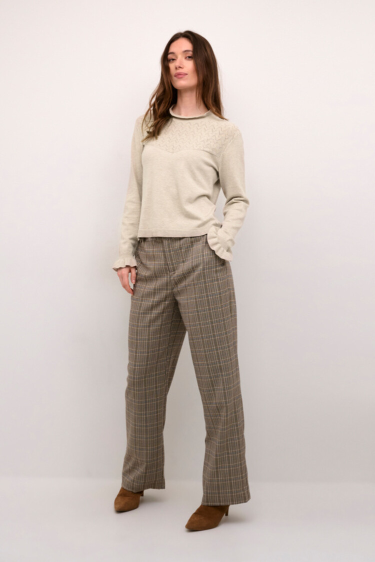 Cream CRVillea knit blouse oat melange Cream