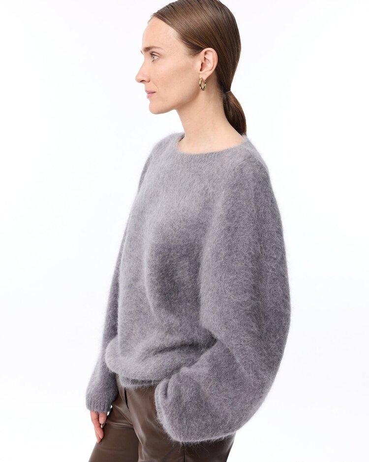Knit-ted Amanda pullover mid grey Knit-ted