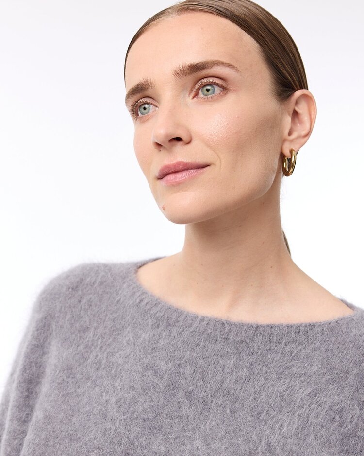 Knit-ted Amanda pullover mid grey Knit-ted