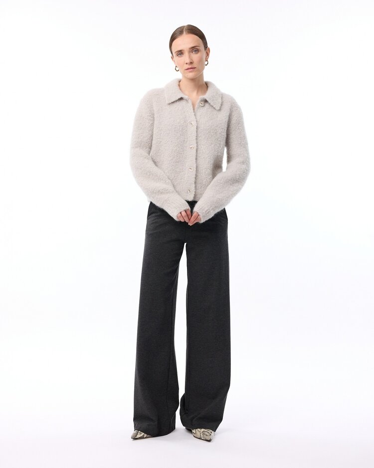 Knit-ted Asa cardigan greige Knit-ted