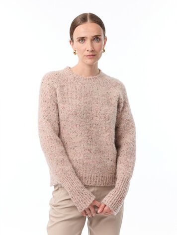 Knit-ted Blair pullover rose