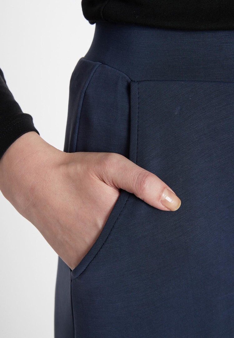 Ana Alcazar Midi rok Sekani blauw Ana Alcazar