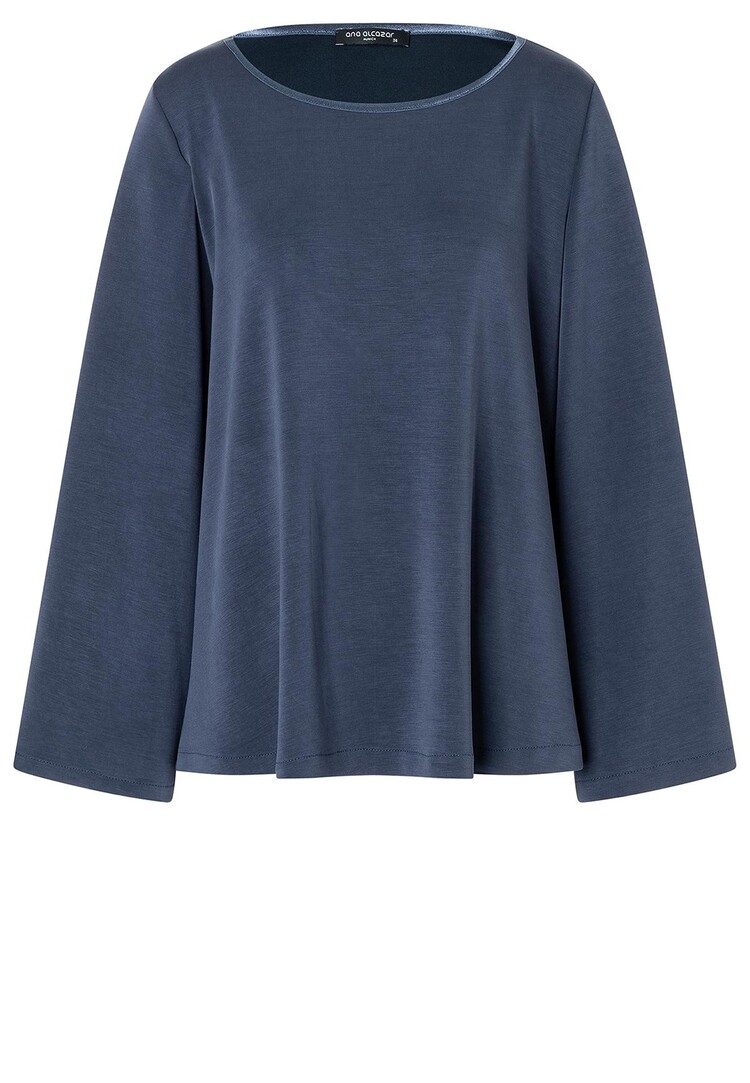 Ana Alcazar Wijde top Serea blauw Ana Alcazar