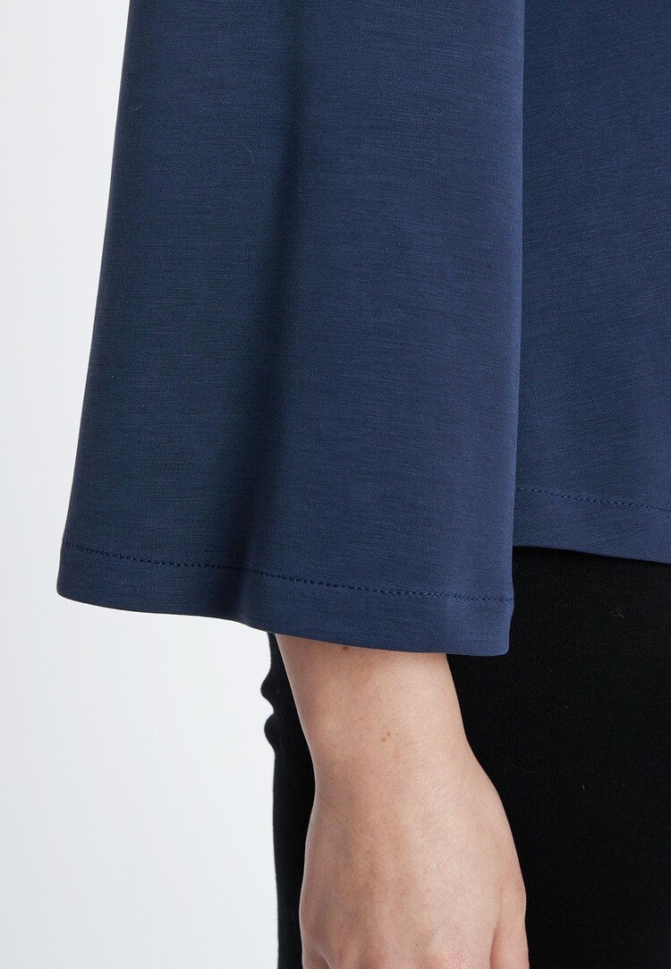 Ana Alcazar Wijde top Serea blauw Ana Alcazar