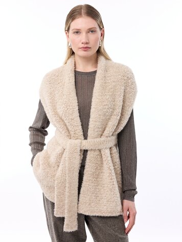 Knit-ted Jemma cardigan sand