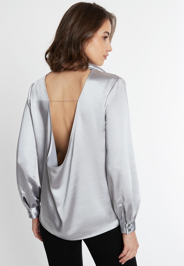 Ana Alcazar Satin blouse Sibora Ana Alcazar
