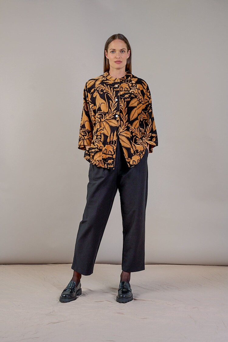 One Hundred Stars Velvet Jacket Sphinx Black One Hundred Stars