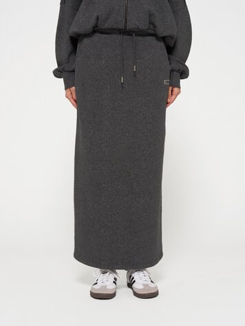 10DAYS Fitted skirt glitter antra melee