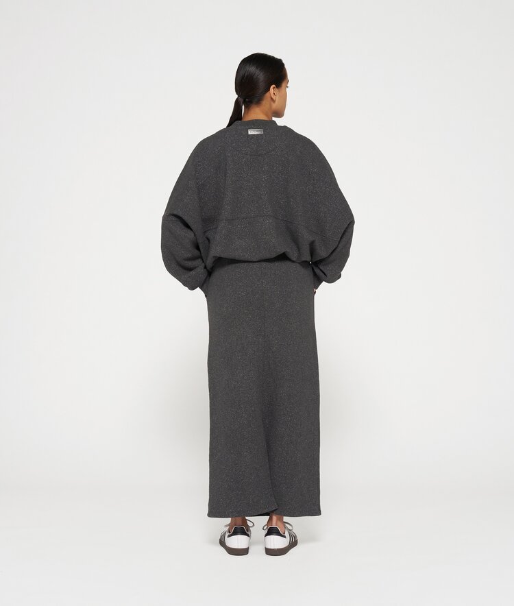 10DAYS Fitted skirt glitter antra melee 10Days