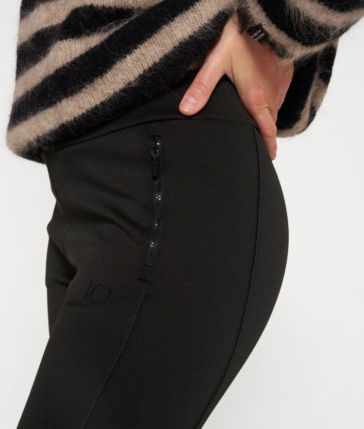 10DAYS Easy fitted pants scuba black 10Days