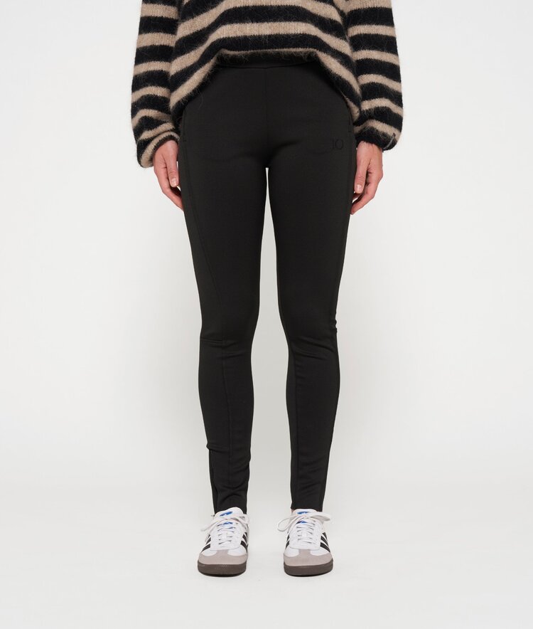 10DAYS Easy fitted pants scuba black 10Days
