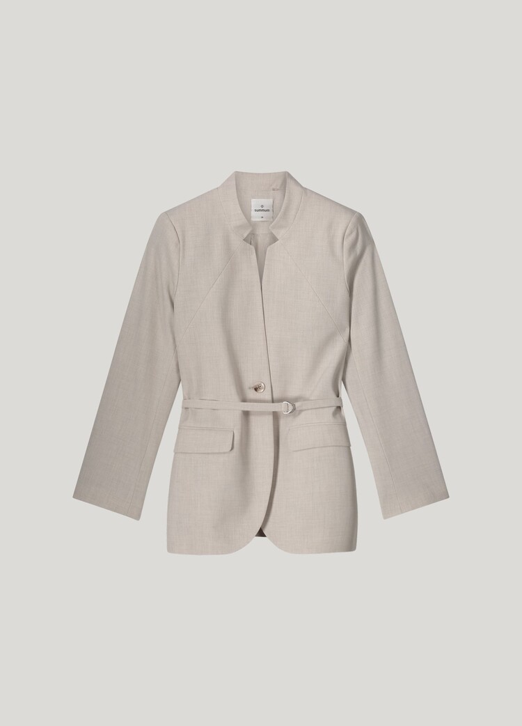 Summum Woman Blazer viscose blend stretch cashmere Summum Woman