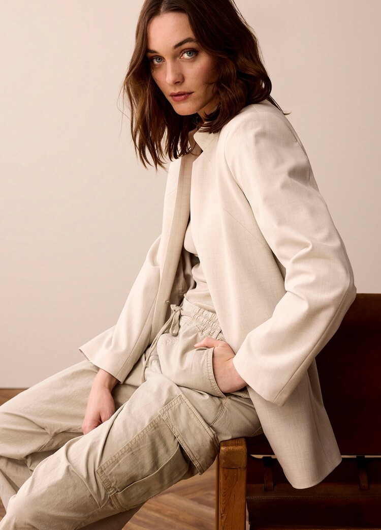 Summum Woman Blazer viscose blend stretch cashmere Summum Woman