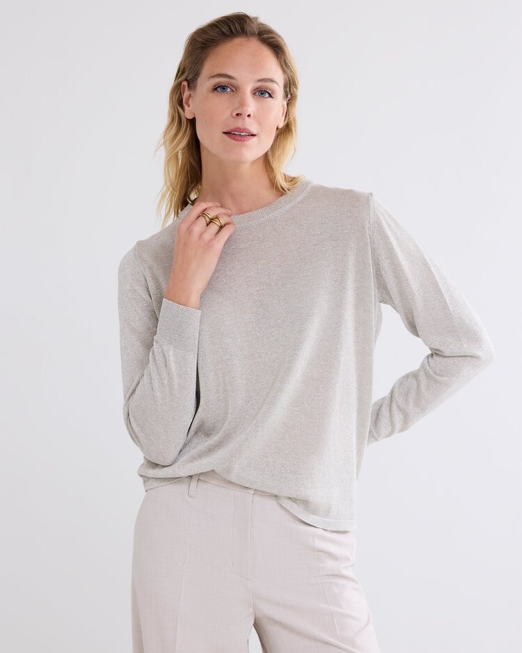 Summum Woman Sweater lurex knit cashmere Summum Woman