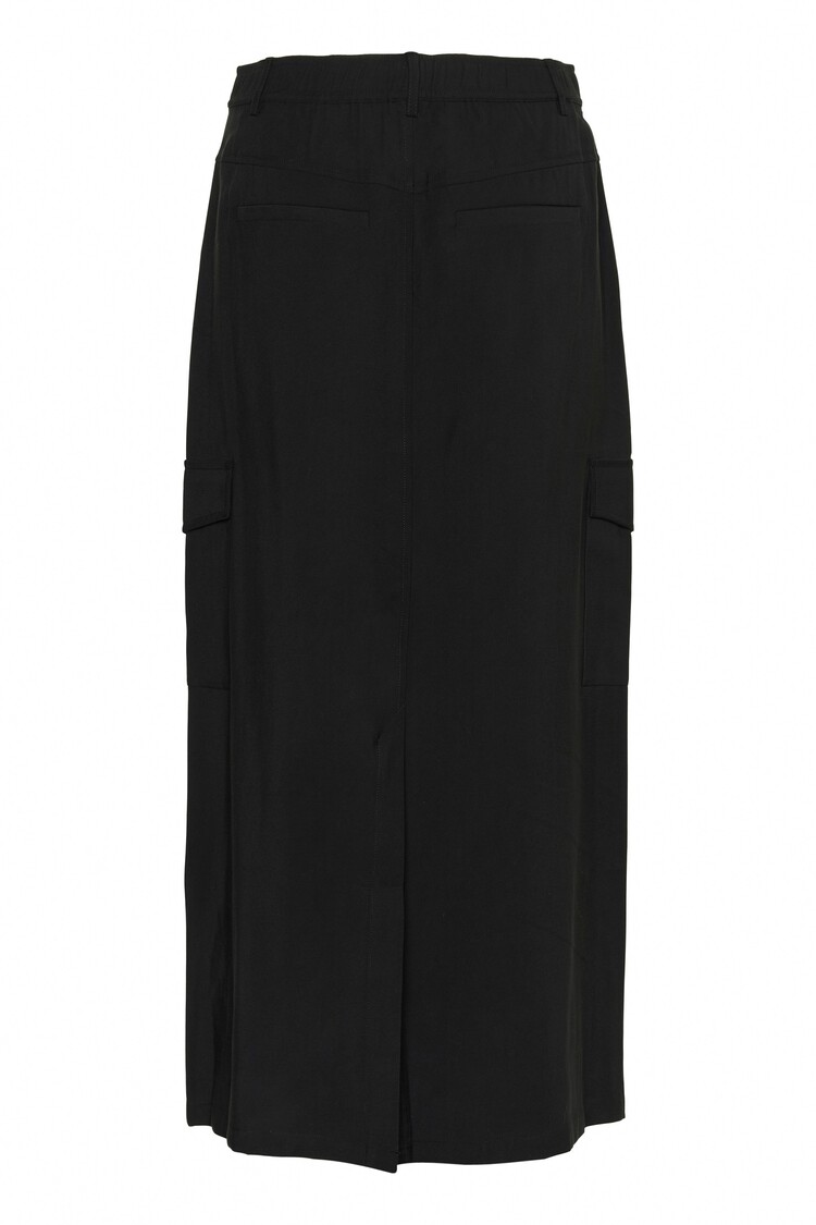 CRKonca skirt pitch black Cream