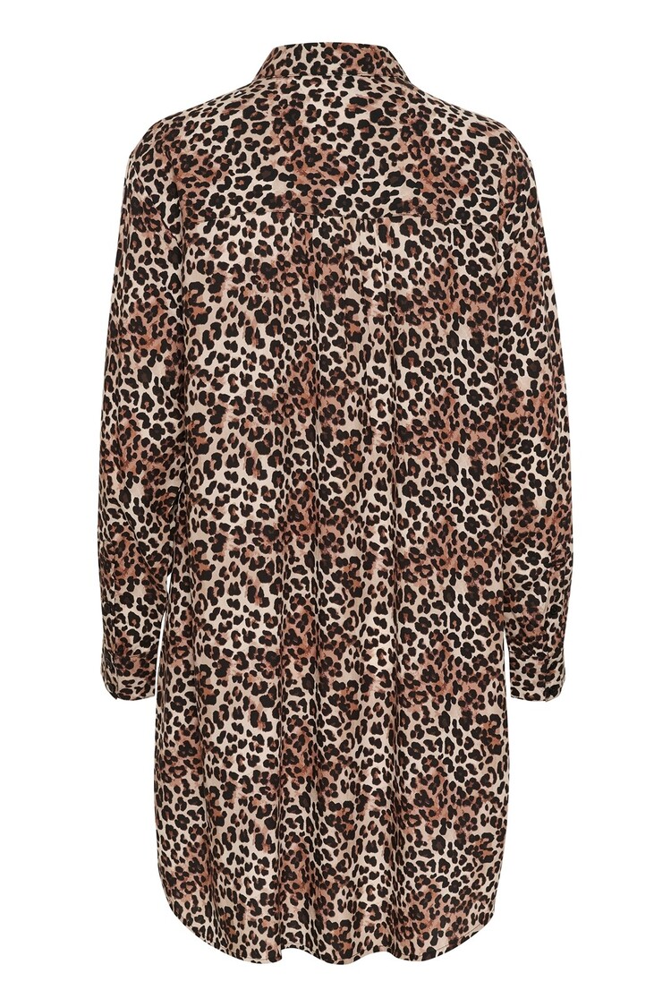 Cream CRErin shirt dress leopard mix Cream