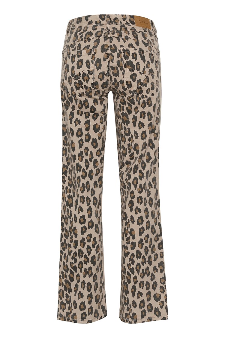 CRLeona jeans leopard mix Cream