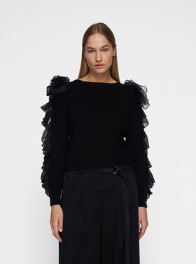 10DAYS Dramatic knit sweater black
