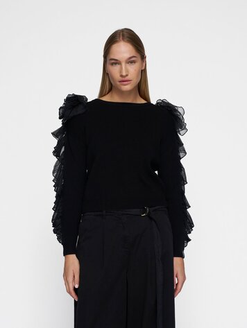 10DAYS Dramatic knit sweater black