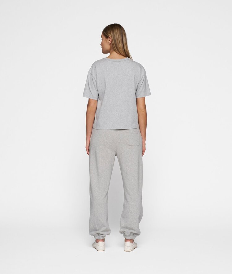 10DAYS Short sleeve tee logo light grey melee 10Days