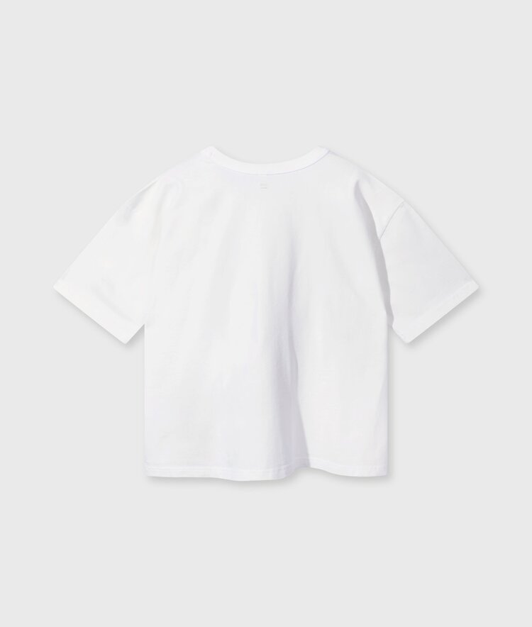 Short sleeve tee logo ecru 10Days