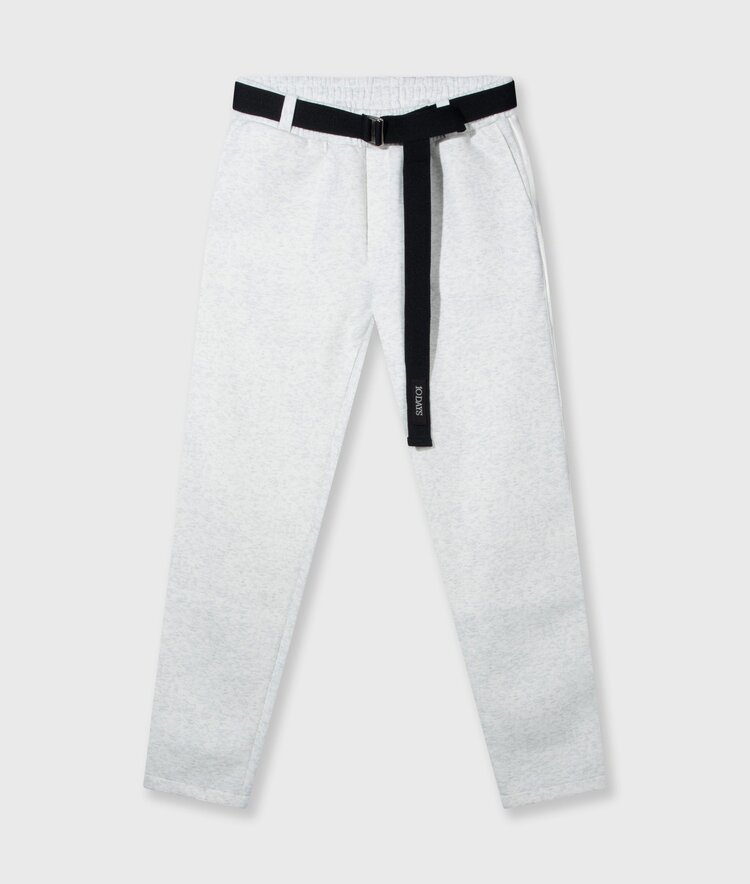 10DAYS Belted pants neoprene white melee 10Days