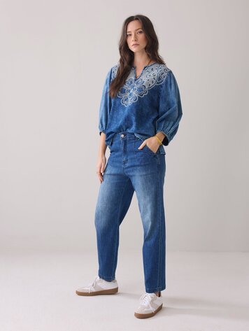 Summum Woman Barrelfit jeans stretch denim