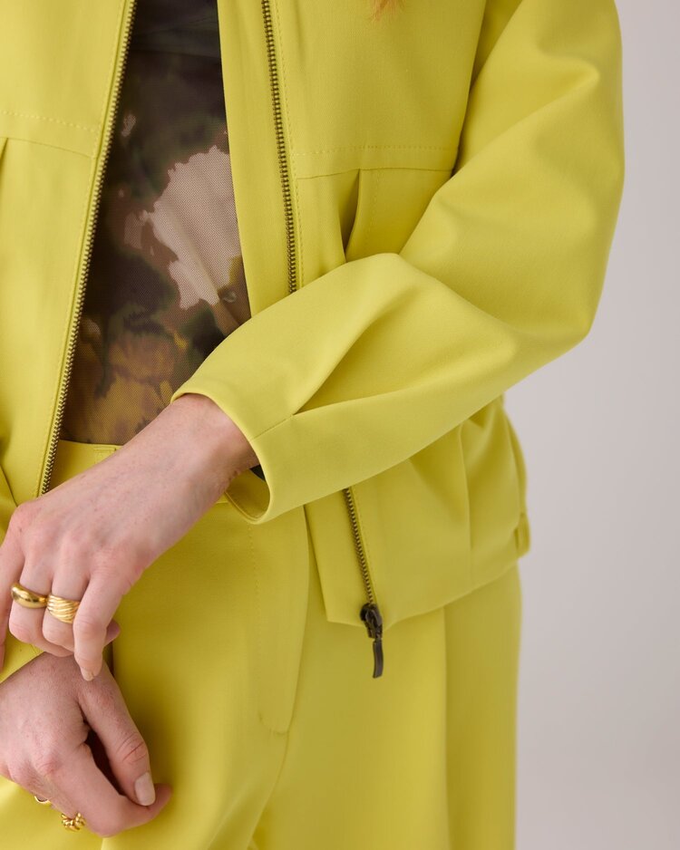 Jacket uni mimosa yellow Summum Woman