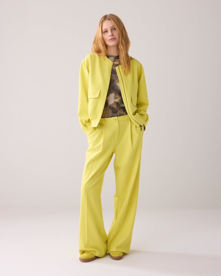Jacket uni mimosa yellow Summum Woman