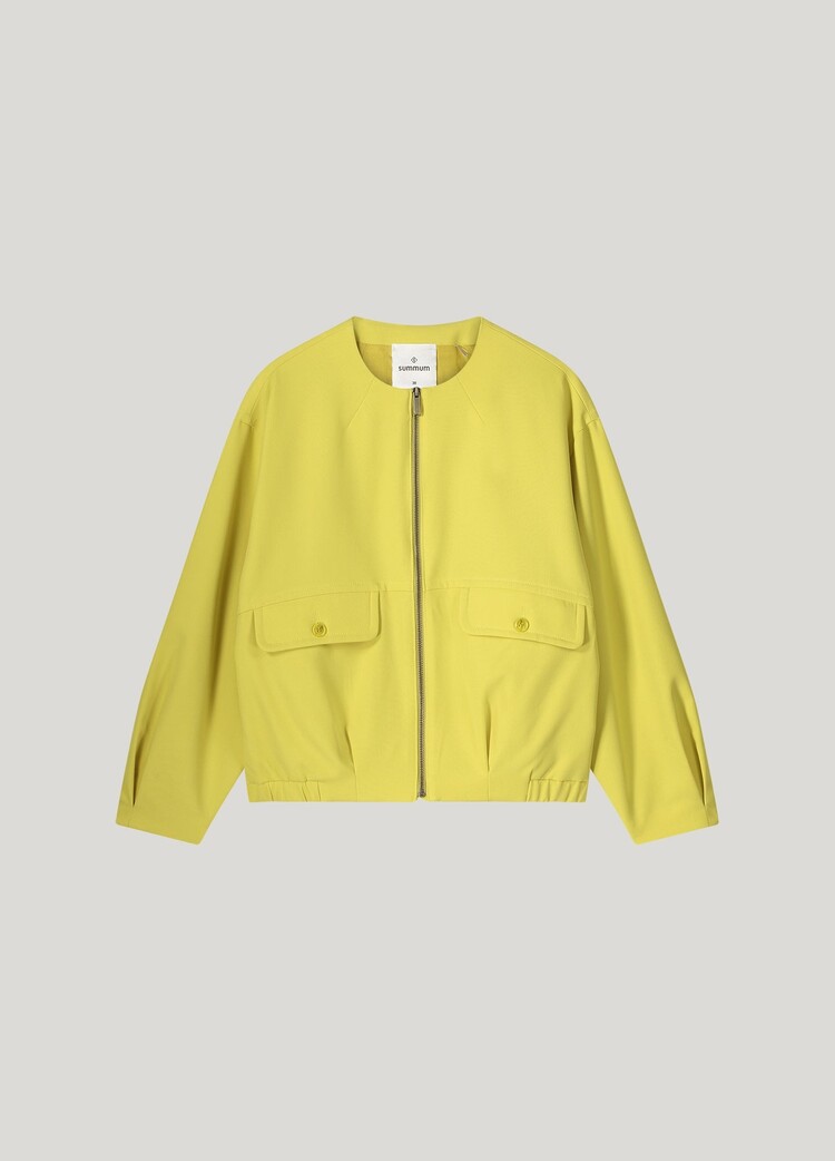 Jacket uni mimosa yellow Summum Woman