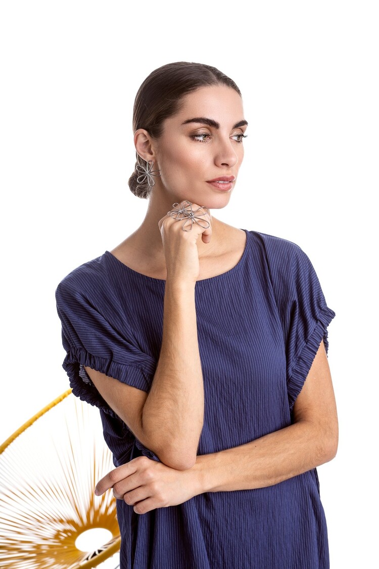 Dame Blanche Elina dress modal blue Dame Blanche