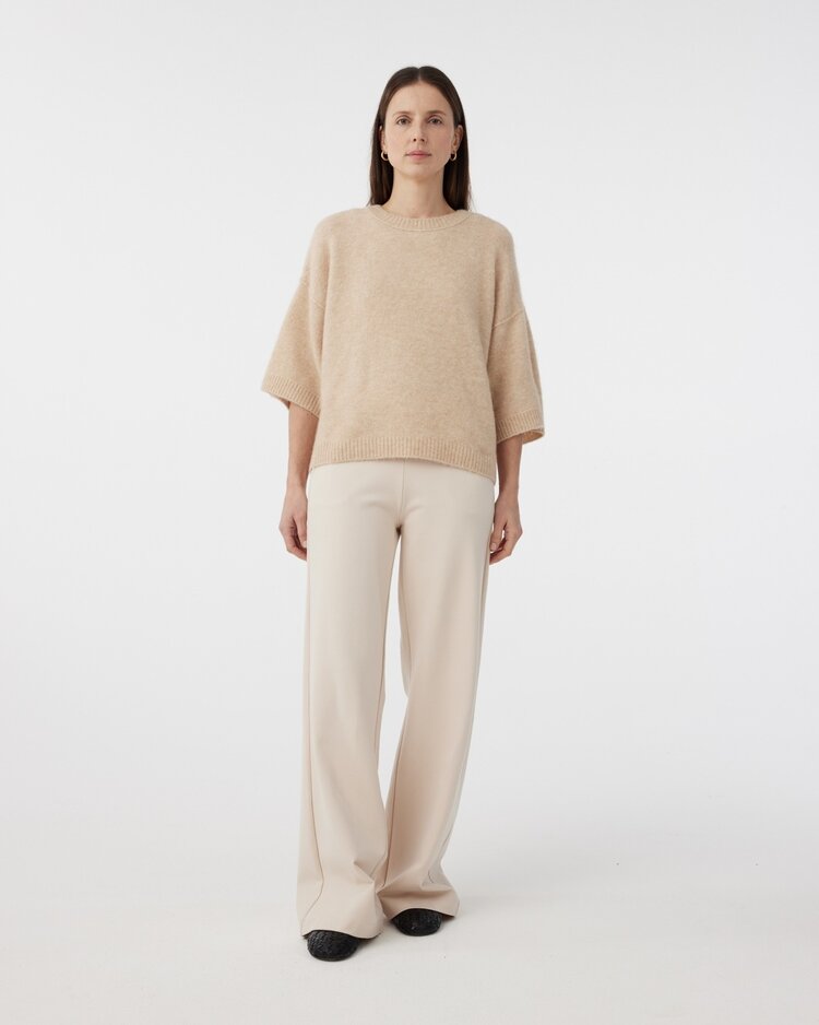 Knit-ted Megan pullover sand Knit-ted