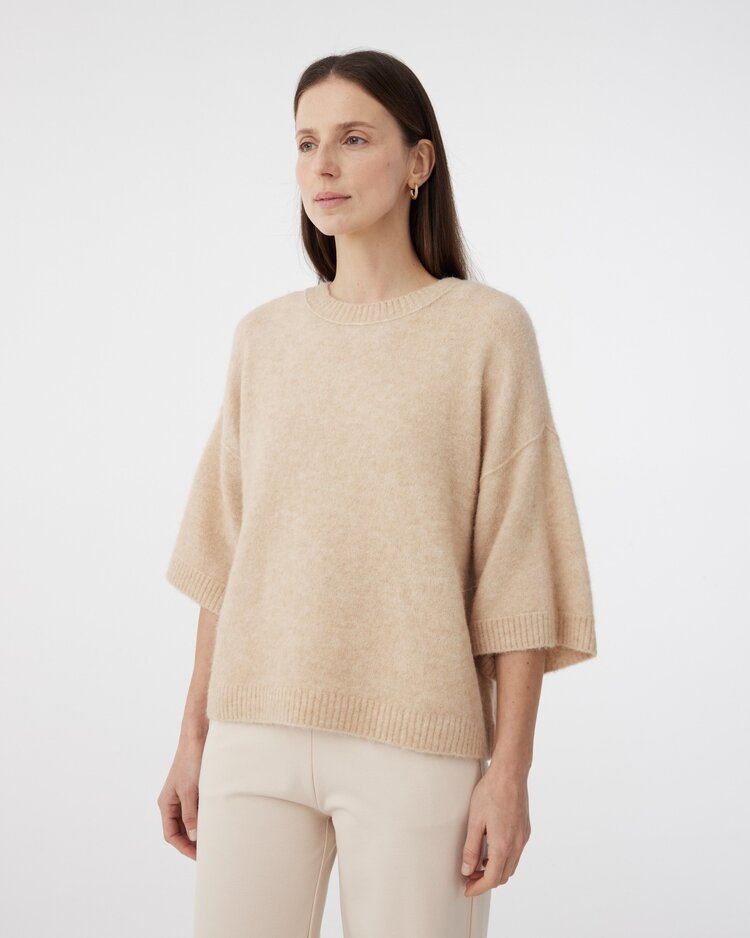 Knit-ted Megan pullover sand Knit-ted
