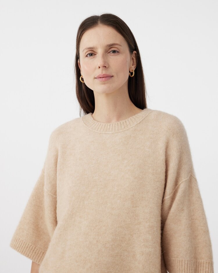 Knit-ted Megan pullover sand Knit-ted