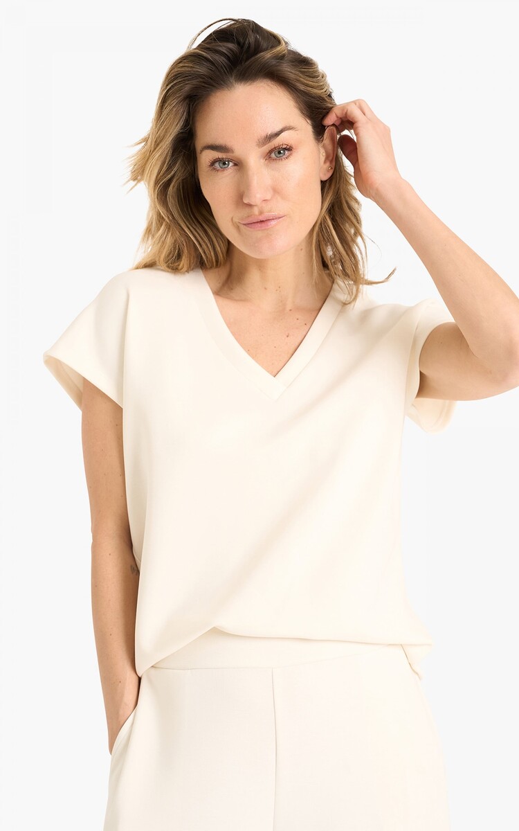 Aímée the label Ingrid2 T-shirt off-white Aimee the label