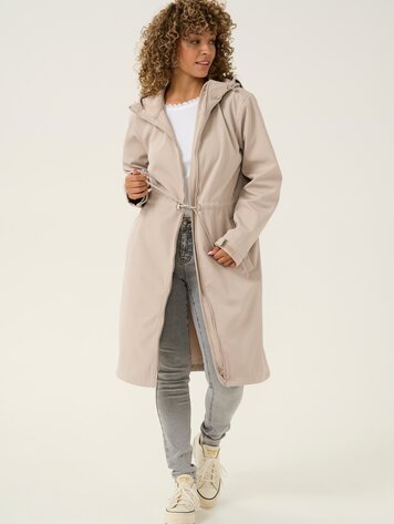 Cream Kasia softshell jacket string