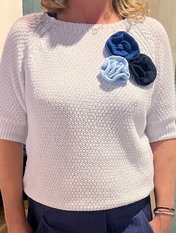 Clio pullover spina ecru