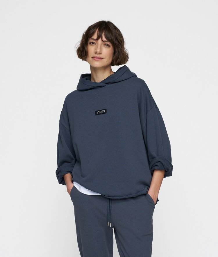 10DAYS Statement hoodie yale blue 10Days