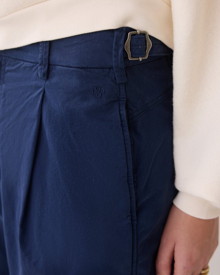 Summum Woman Cocoon chino pant aurora twill navy noir Summum Woman